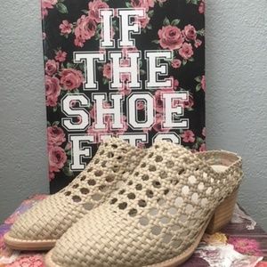 Jeffrey Campbell Woven Leather Mule